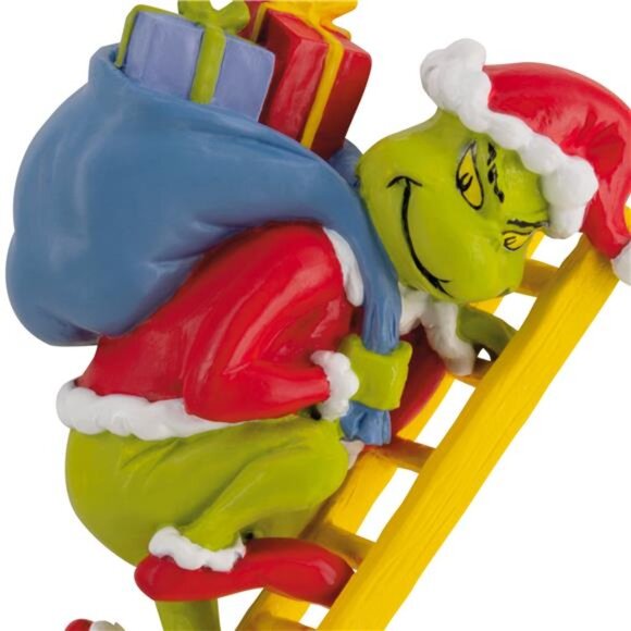 BRAND NEW Christmas Ornament The Grinch Stole Christmas! Grinch on Ladder 1 Coun - Picture 4 of 7